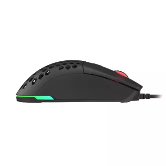 Genesis herná optická myš KRYPTON 750/RGB/8000 DPI/Herná/Optická/8 000 DPI/Drôtová USB/Čierna