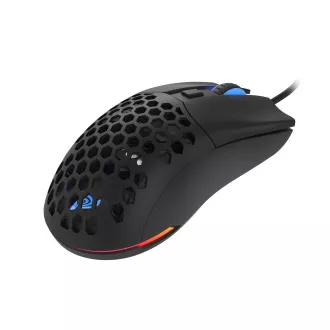 Genesis herná optická myš KRYPTON 750/RGB/8000 DPI/Herná/Optická/8 000 DPI/Drôtová USB/Čierna