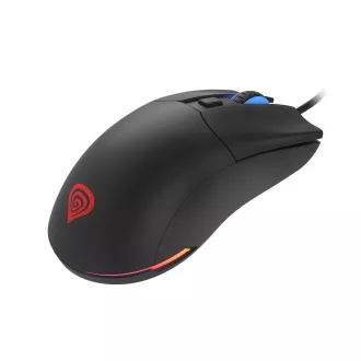 Genesis herná optická myš KRYPTON 750/RGB/8000 DPI/Herná/Optická/8 000 DPI/Drôtová USB/Čierna