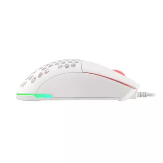 Genesis herná optická myš KRYPTON 750/RGB/8000 DPI/Herná/Optická/Drôtová USB/Biela