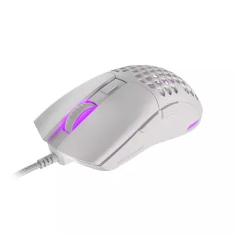 Genesis herná optická myš KRYPTON 750/RGB/8000 DPI/Herná/Optická/Drôtová USB/Biela