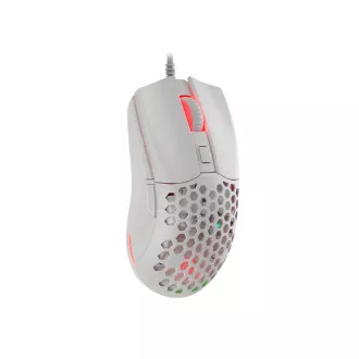 Genesis herná optická myš KRYPTON 750/RGB/8000 DPI/Herná/Optická/8 000 DPI/Drôtová USB/Biela