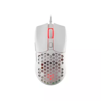 Genesis herná optická myš KRYPTON 750/RGB/8000 DPI/Herná/Optická/8 000 DPI/Drôtová USB/Biela