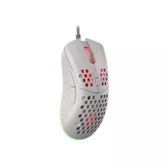 Genesis herná optická myš KRYPTON 555/Herná/Optická/8 000 DPI/Drôtová USB/Biela Genesis herná optická myš KRYPTON 555/Herná/Optická/8 000 DPI/Drôtová USB/Biela