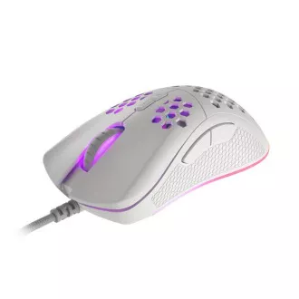 Genesis herná optická myš KRYPTON 555/Herná/Optická/8 000 DPI/Drôtová USB/Biela Genesis herná optická myš KRYPTON 555/Herná/Optická/8 000 DPI/Drôtová USB/Biela