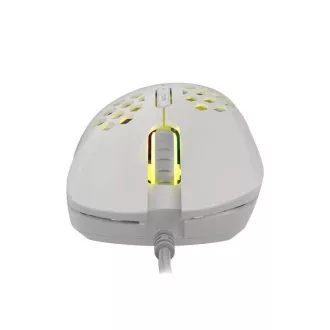 Genesis herná optická myš KRYPTON 555/Herná/Optická/8 000 DPI/Drôtová USB/Biela Genesis herná optická myš KRYPTON 555/Herná/Optická/8 000 DPI/Drôtová USB/Biela