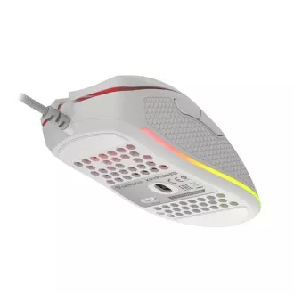 Genesis herná optická myš KRYPTON 555/Herná/Optická/8 000 DPI/Drôtová USB/Biela Genesis herná optická myš KRYPTON 555/Herná/Optická/8 000 DPI/Drôtová USB/Biela