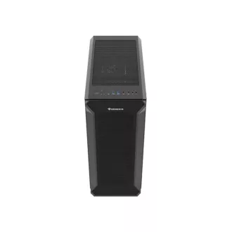 Počítačová skriňa Genesis IRID 505F/Midi Tower/Transpar./Čierna