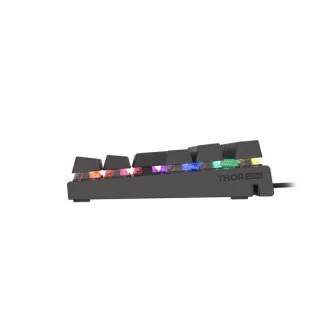 Genesis herná mechanická klávesnica THOR 303/TKL/RGB/Outemu Red/Drôtová USB/CZ/SK layout/Čierna