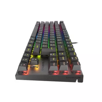 Genesis herná mechanická klávesnica THOR 303/TKL/RGB/Outemu Red/Drôtová USB/SK-SK layout/Čierna