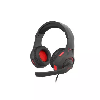 Herné slúchadlá Genesis RADON 210/7.1/USB/Drôt/Čierna-červená