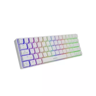 Genesis herná klávesnica THOR 660/RGB/Gateron Brown/Bezdrôtová USB + Bluetooth/US layout/Biela Genesis herná klávesnica THOR 660/RGB/Gateron Brown/Bezdrôtová USB + Bluetooth/US layout/Biela