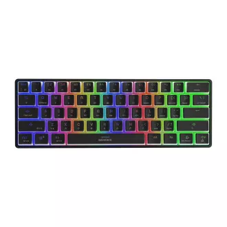 Genesis herná klávesnica THOR 660/RGB/Gateron Brown/Bezdrôtová USB + Bluetooth/US layout/Čierna Genesis herná klávesnica THOR 660/RGB/Gateron Brown/Bezdrôtová USB + Bluetooth/US layout/Čierna