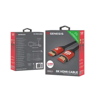 Genesis kábel HDMI M/M V2.1 3M 8K pre XBOX X/S Genesis kábel HDMI M/M V2.1 3M 8K pre XBOX X/S