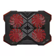 Chladiaca podložka pre NB Genesis OXID 260, LED, 15,6-17,3" 4xvetrák, 2xUSB