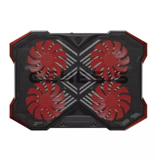 Chladiaca podložka pre NB Genesis OXID 260, LED, 15,6-17,3" 4xvetrák, 2xUSB