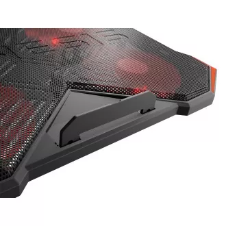 Chladiaca podložka pre NB Genesis OXID 260, LED, 15,6-17,3" 4xvetrák, 2xUSB