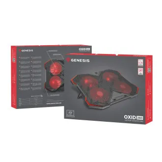 Chladiaca podložka pre NB Genesis OXID 260, LED, 15,6-17,3" 4xvetrák, 2xUSB Chladiaca podložka pre NB Genesis OXID 260, LED, 15,6-17,3" 4xvetrák, 2xUSB
