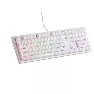 Genesis herná mechanická klávesnica THOR 303/RGB/Outemu Peach Silent/Drôtová USB/US layout/Biela Genesis herná mechanická klávesnica THOR 303/RGB/Outemu Peach Silent/Drôtová USB/US layout/Biela
