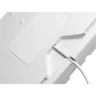 Genesis herná mechanická klávesnica THOR 303/RGB/Outemu Peach Silent/Drôtová USB/US layout/Biela Genesis herná mechanická klávesnica THOR 303/RGB/Outemu Peach Silent/Drôtová USB/US layout/Biela