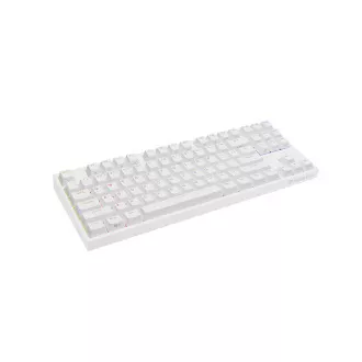 Genesis herná mechanická klávesnica THOR 404/RGB/Khail Box Brown/Drôtová USB/US layout/Biela