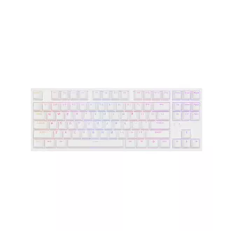 Genesis herná mechanická klávesnica THOR 404/RGB/Khail Box Brown/Drôtová USB/US layout/Biela