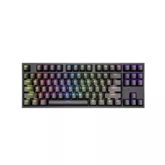 Genesis herná mechanická klávesnica THOR 404/RGB/Gateron Yellow Pro/Drôtová USB/US layout/Čierna Genesis herná mechanická klávesnica THOR 404/RGB/Gateron Yellow Pro/Drôtová USB/US layout/Čierna