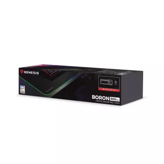 Herná podložka pod myš s RGB podsvietením Genesis BORON 500 XXL, 800x400mm Herná podložka pod myš s RGB podsvietením Genesis BORON 500 XXL, 800x400mm