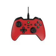 Drôtový gamepad Genesis MANGAN 300, pre PC/Switch/Mobil, červený