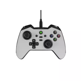 Drôtový gamepad Genesis MANGAN 300, pre PC/Switch/Mobil, biely