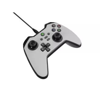 Drôtový gamepad Genesis MANGAN 300, pre PC/Switch/Mobil, biely