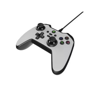Drôtový gamepad Genesis MANGAN 300, pre PC/Switch/Mobil, biely