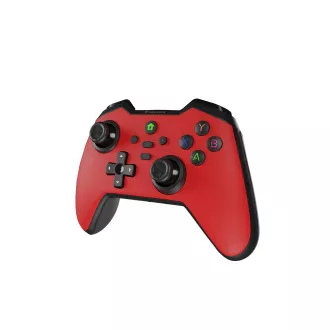 Bezdrôtový gamepad Genesis MANGAN 400 pre PC/Switch/Mobil, červený