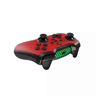 Bezdrôtový gamepad Genesis MANGAN 400 pre PC/Switch/Mobil, červený