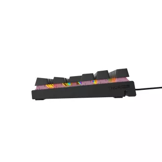 Genesis tichá herná klávesnica THOR 303/TKL/RGB/Outemu Peach/Drôtová USB/SK-SK layout/Čierna