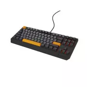 Genesis herná klávesnica THOR 230/TKL/RGB/Outemu Red/Drôtová USB/US layout/Anchor Negative Šedá