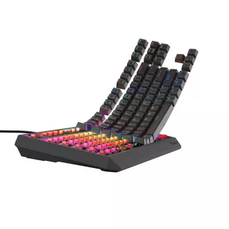 Genesis herná bezdrôtová klávesnica THOR 230 Lite/Drôtová USB/US layout/Čierna