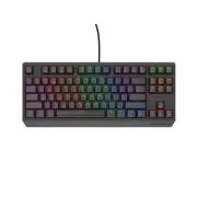Genesis herná bezdrôtová klávesnica THOR 230 Lite/Drôtová USB/US layout/Čierna