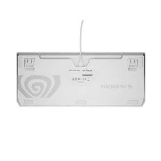 Genesis herná klávesnica THOR 230/TKL/RGB/Outemu Brown/Drôtová USB/US layout/Biela