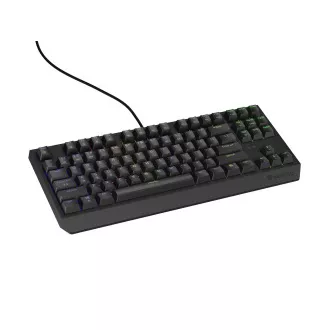 Genesis herná klávesnica THOR 230/TKL/RGB/Outemu Red/Drôtová USB/US layout/Čierna
