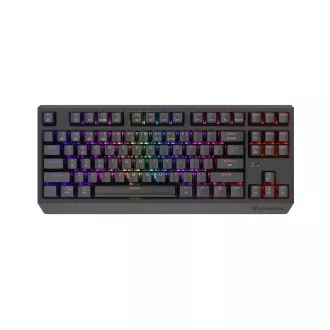GENESIS herná klávesnica THOR 230/TKL/RGB/Outemu Red/Bezdrôtová USB + Bluetooth/US layout/Čierna