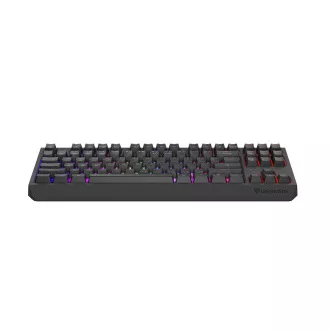 GENESIS herná klávesnica THOR 230/TKL/RGB/Outemu Red/Bezdrôtová USB + Bluetooth/US layout/Čierna