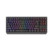 GENESIS herná klávesnica THOR 230/TKL/RGB/Outemu Red/Bezdrôtová USB + Bluetooth/US layout/Čierna
