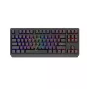 GENESIS herná klávesnica THOR 230/TKL/RGB/Outemu Panda/Bezdrôtová USB + Bluetooth/US layout/Čierna