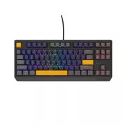 GENESIS herná klávesnica THOR 230/TKL/RGB/Outemu Panda/Drôtová USB/US layout/Naval Blue Positive