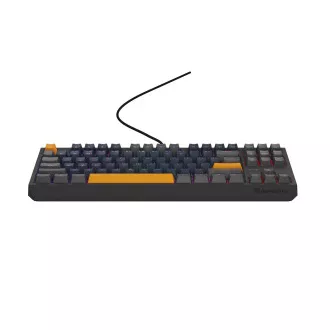 GENESIS herná klávesnica THOR 230/TKL/RGB/Outemu Panda/Drôtová USB/US layout/Naval Blue Positive