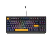 GENESIS herná klávesnica THOR 230/TKL/RGB/Outemu Panda/Drôtová USB/US layout/Naval Blue Negative