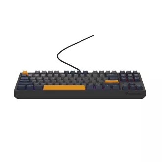 GENESIS herná klávesnica THOR 230/TKL/RGB/Outemu Panda/Drôtová USB/US layout/Naval Blue Negative