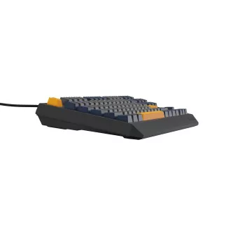 GENESIS herná klávesnica THOR 230/TKL/RGB/Outemu Panda/Drôtová USB/US layout/Naval Blue Negative