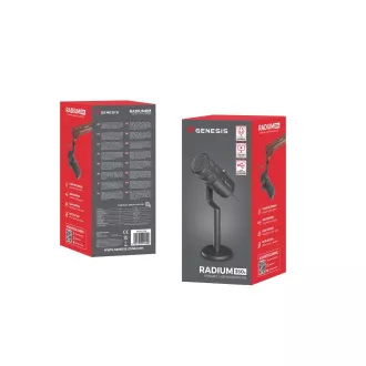 Streamovací mikrofón Genesis Radium 350D Dynamic, USB